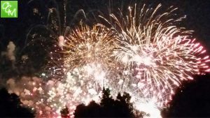 Wolverine Lake Tiki Night Fireworks 