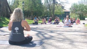 Yoga in the Rock Garden @ Meadow Brook Hall